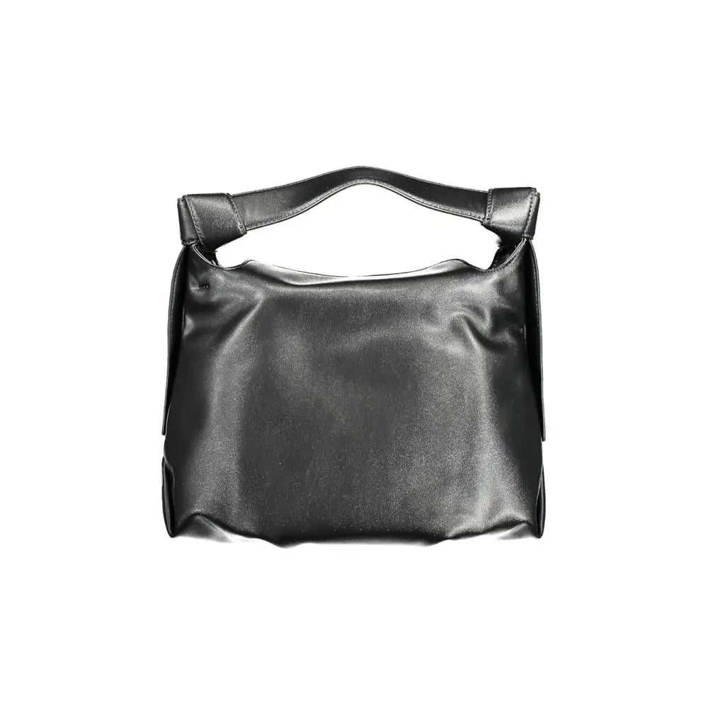 Calvin klein nero polyester mens wallet with black leather hobo bag featuring sleek minimalist design and structured handles