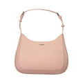 Sac à main calvin klein rosa en polyester rose pâle avec design minimaliste et bandoulière réglable en cuir doux