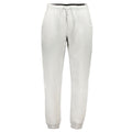 Pantalon de sweat en coton gris pour homme de la marque Calvin Klein, vue de face, avec logo discret.