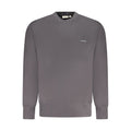 Sweatshirt homme en coton noir de Calvin Klein, confortable et décontracté, avec logo discret sur la poitrine.