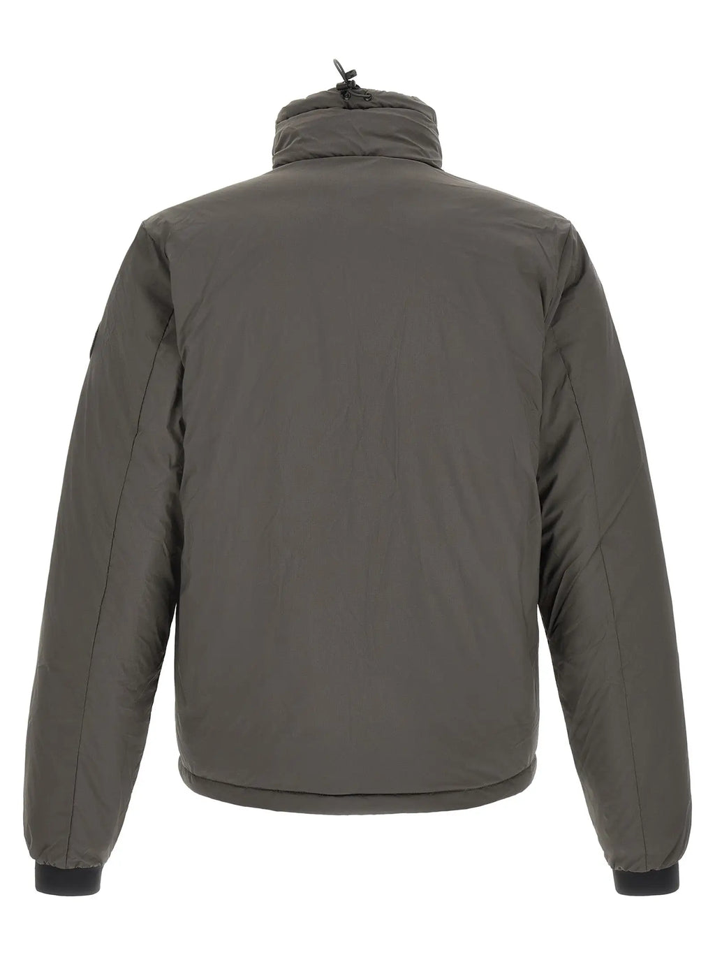 Canada goose bicolor polyamide veste matelassée olive foncé avec col montant et poignets noirs côtelés