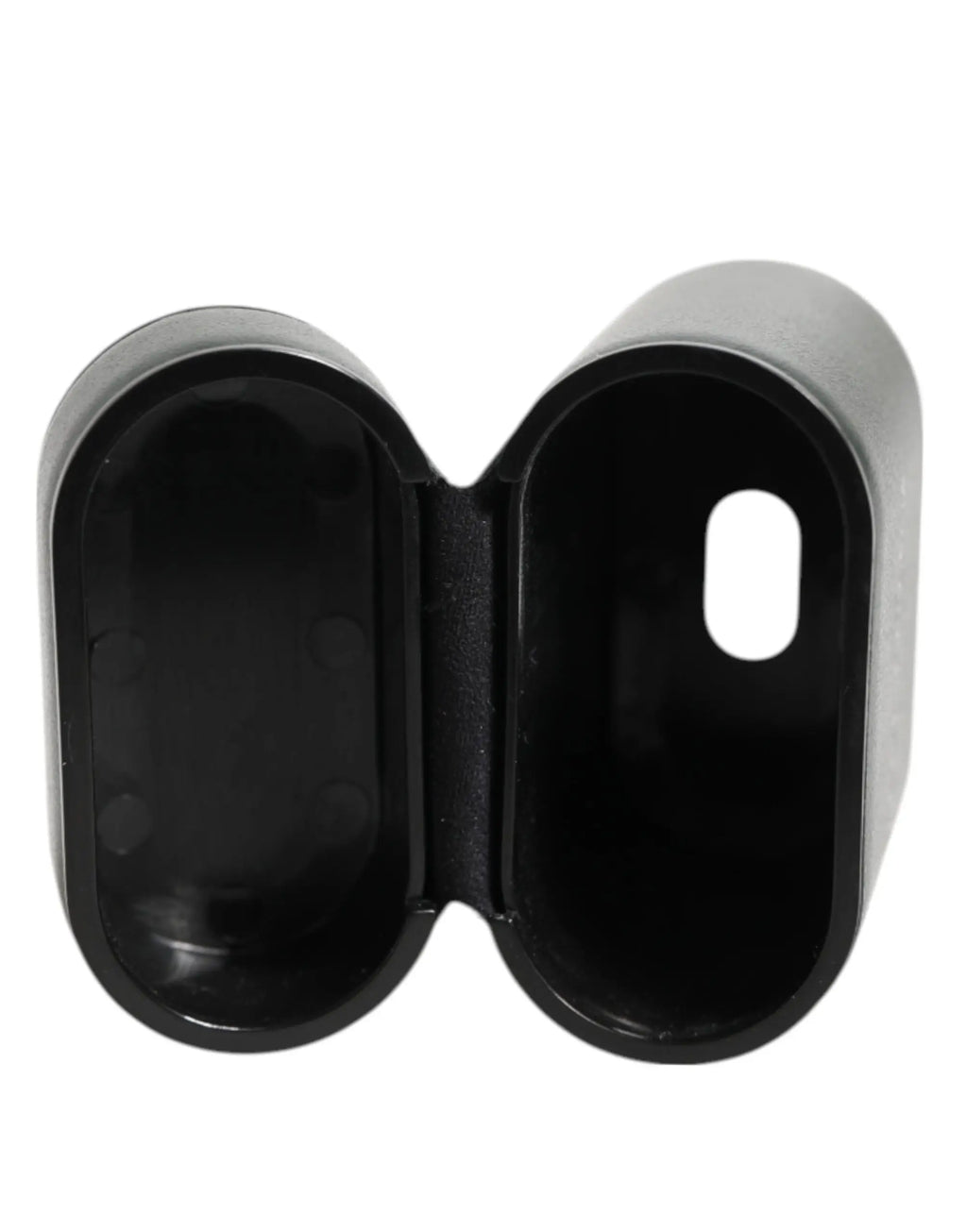 Boîtier noir en plastique pour écouteurs sans fil avec découpe ovale pour dolce & gabbana army green cuir calfskin
