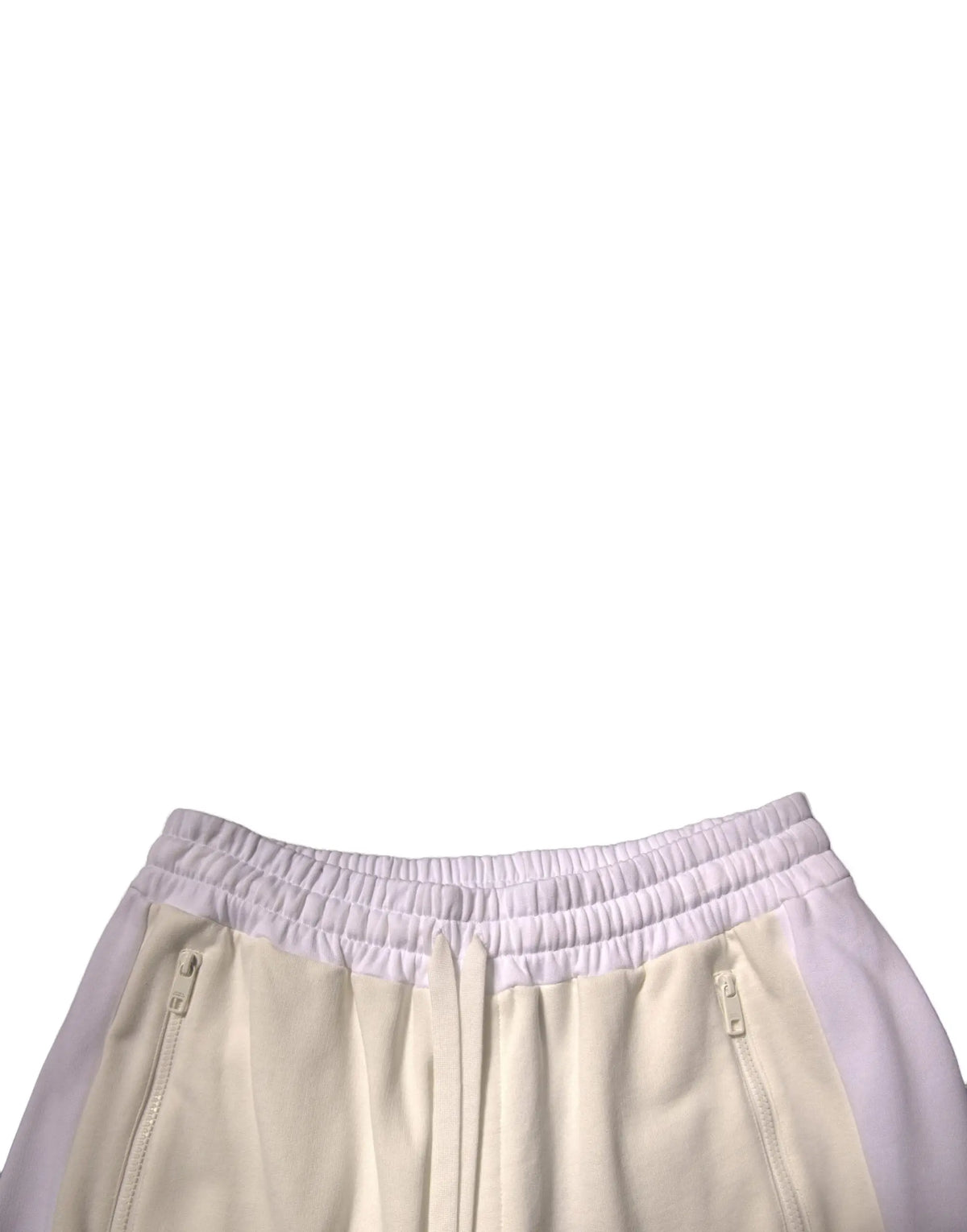 Pantalon de sport beige et lavande en coton dolce & gabbana avec taille élastique pour homme