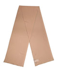 Beige satin scarf dolce gabbana en soie avec finition lisse élégante et léger reflet pour femme 200cm x 64cm