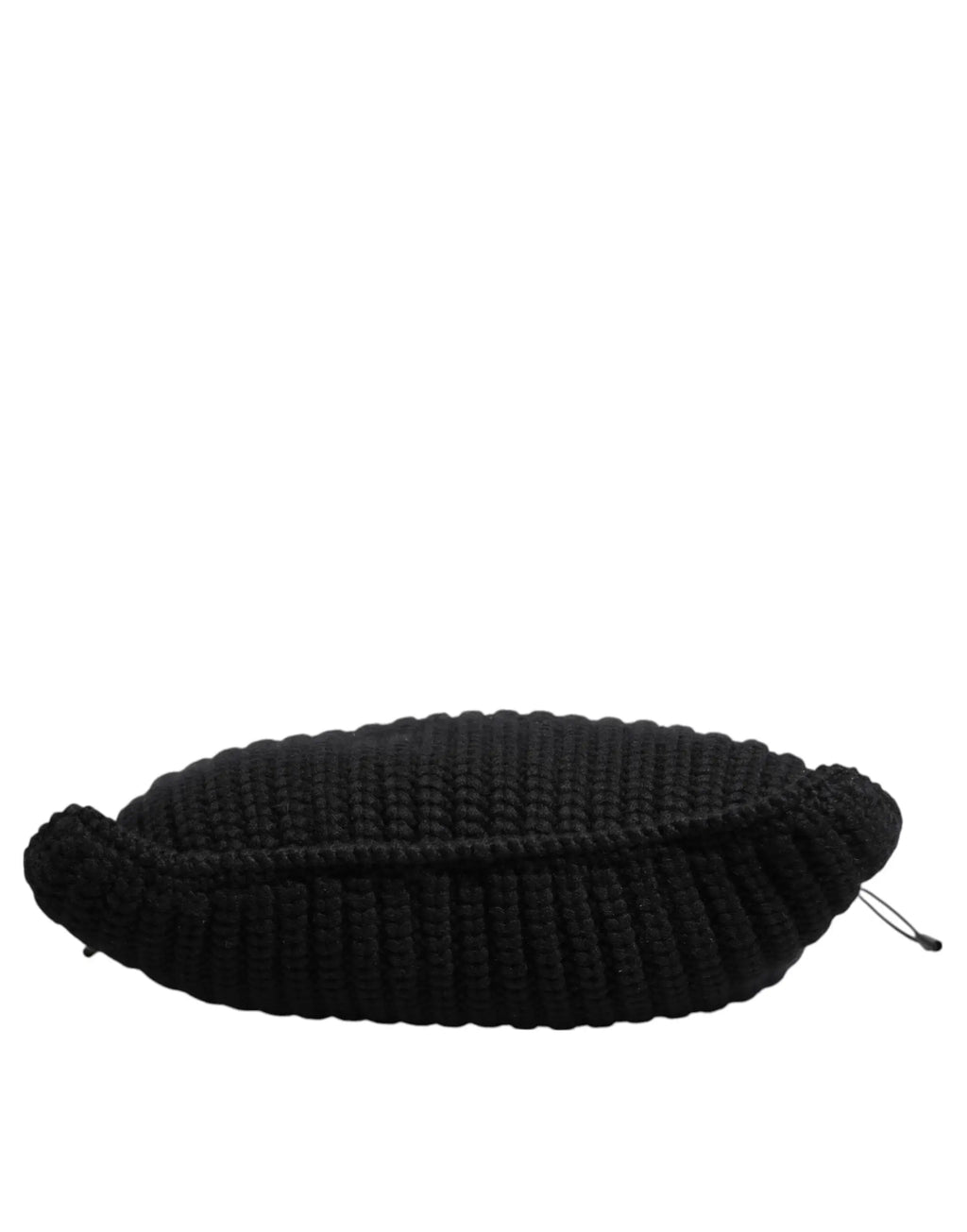 Dolce & Gabbana sac femme en cuir noir avec clutch en crochet texturé à motif côtelé et petite fermeture éclair