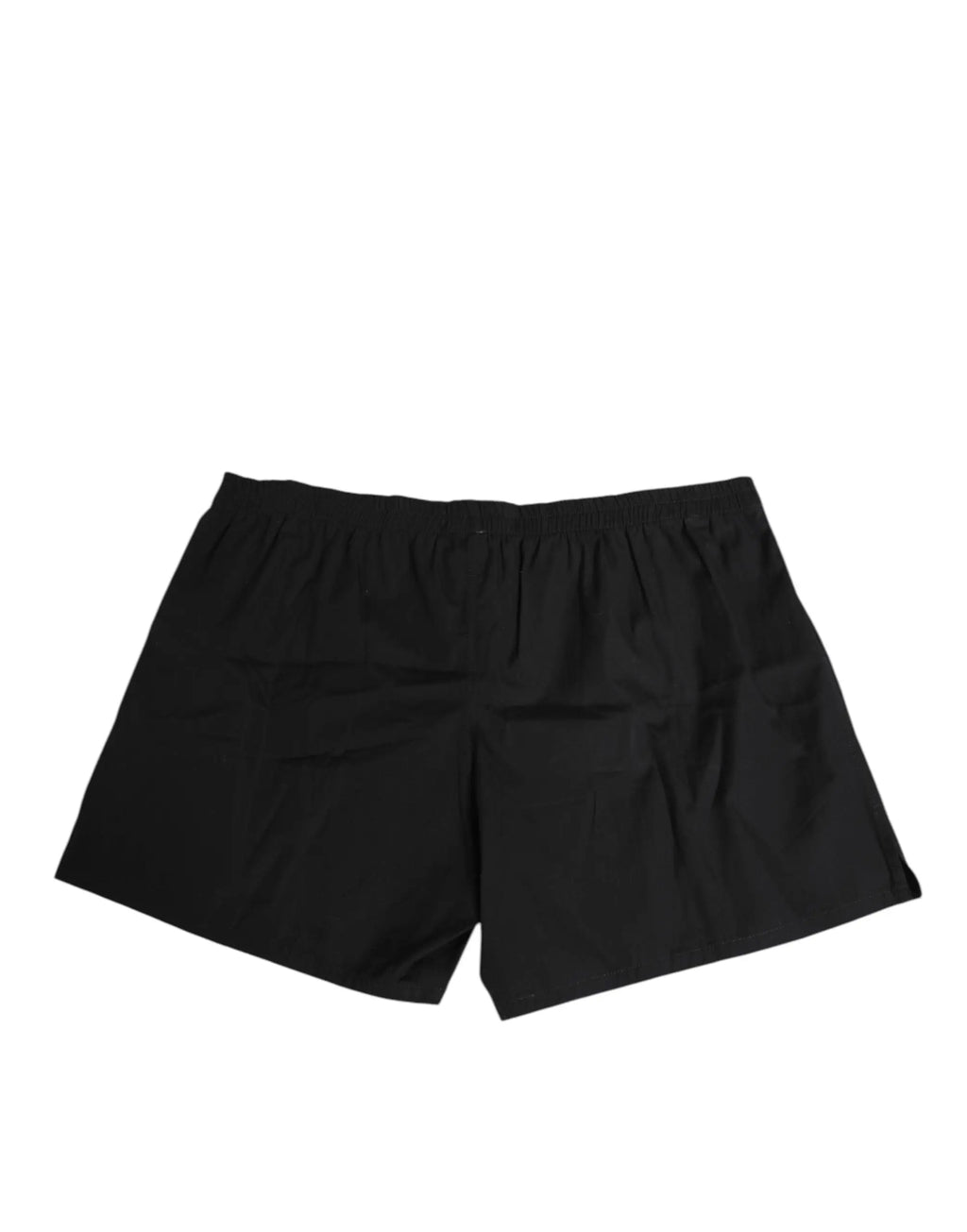 Shorts de bain noirs dolce & gabbana en coton avec taille élastique et design minimaliste