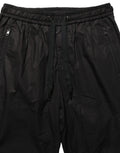 Pantalon jogger dolce gabbana en coton noir taille mi-haute avec tissu léger et fermetures éclair latérales subtiles