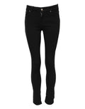 Jeans skinny noirs dolce & gabbana en denim coton classique coupe ajustée taille mi-haute