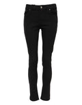 Jean slim noir en coton dolce & gabbana avec cinq poches classique et détails argentés