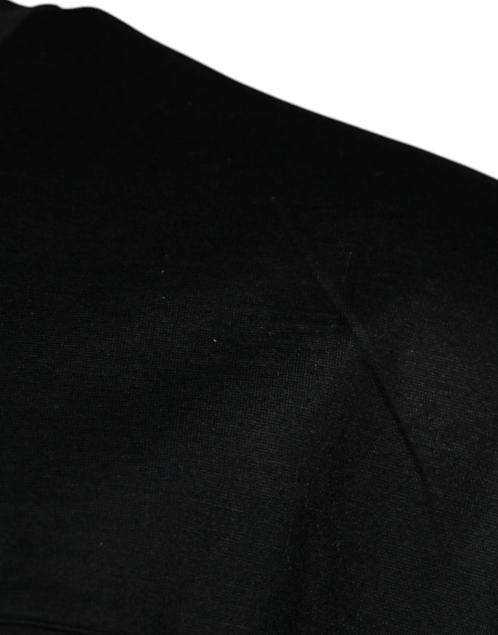 T-shirt dolce & gabbana noir col rond manches courtes en tissu lisse légèrement texturé