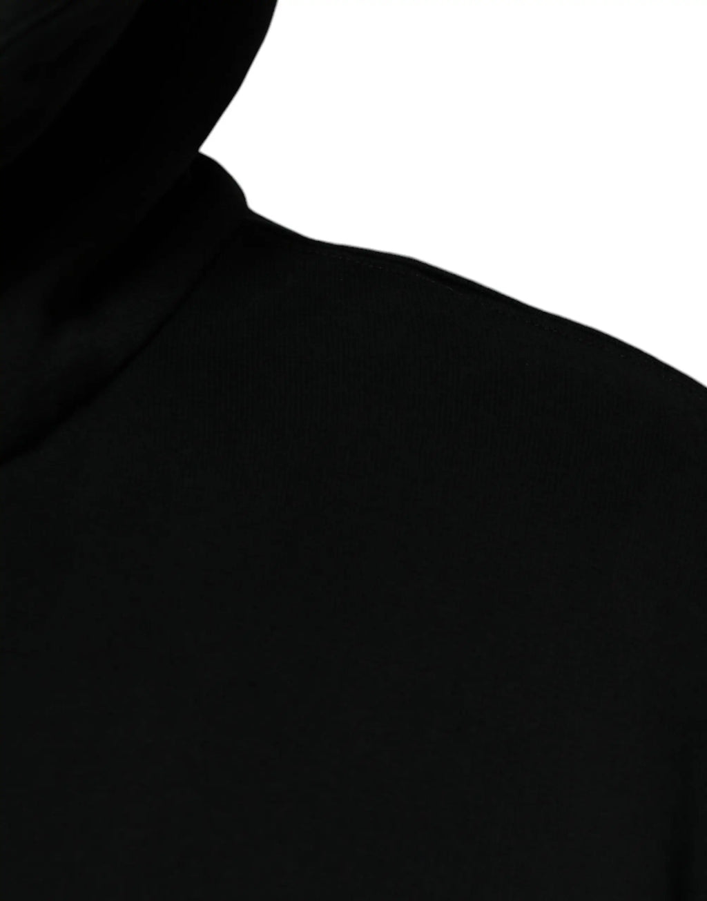 Dolce & gabbana sweat à capuche noir avec fermeture éclair intégrale et tissu mat lisse