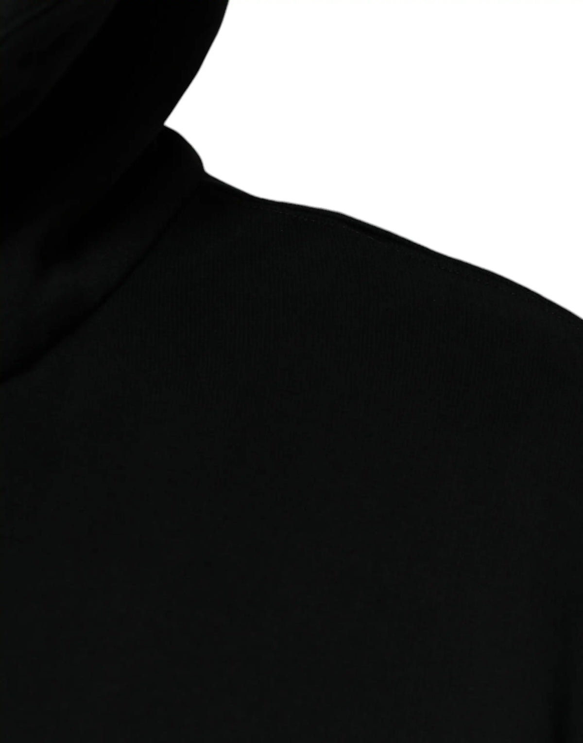 Dolce & gabbana sweat à capuche noir avec fermeture éclair intégrale et tissu mat lisse