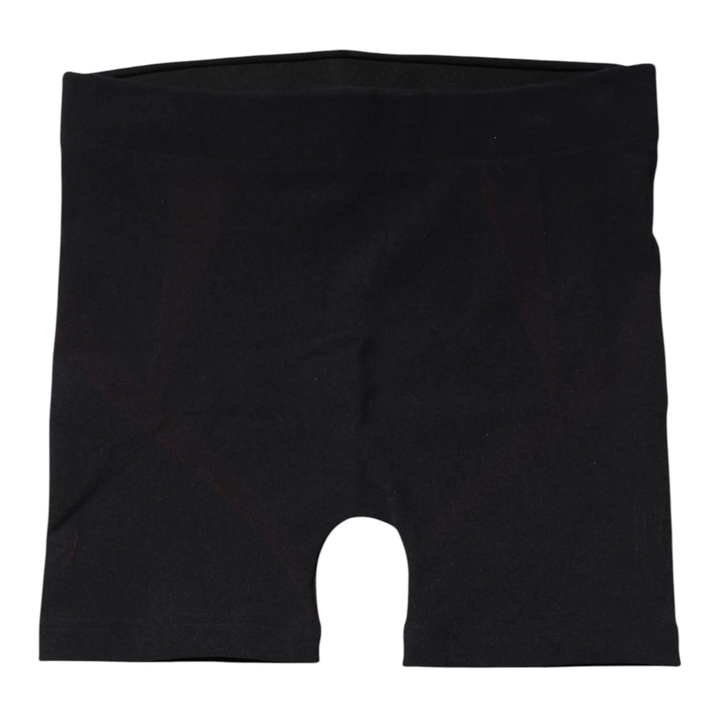 Shorts boxer noirs dolce & gabbana en nylon stretch taille haute et tissu extensible seamless