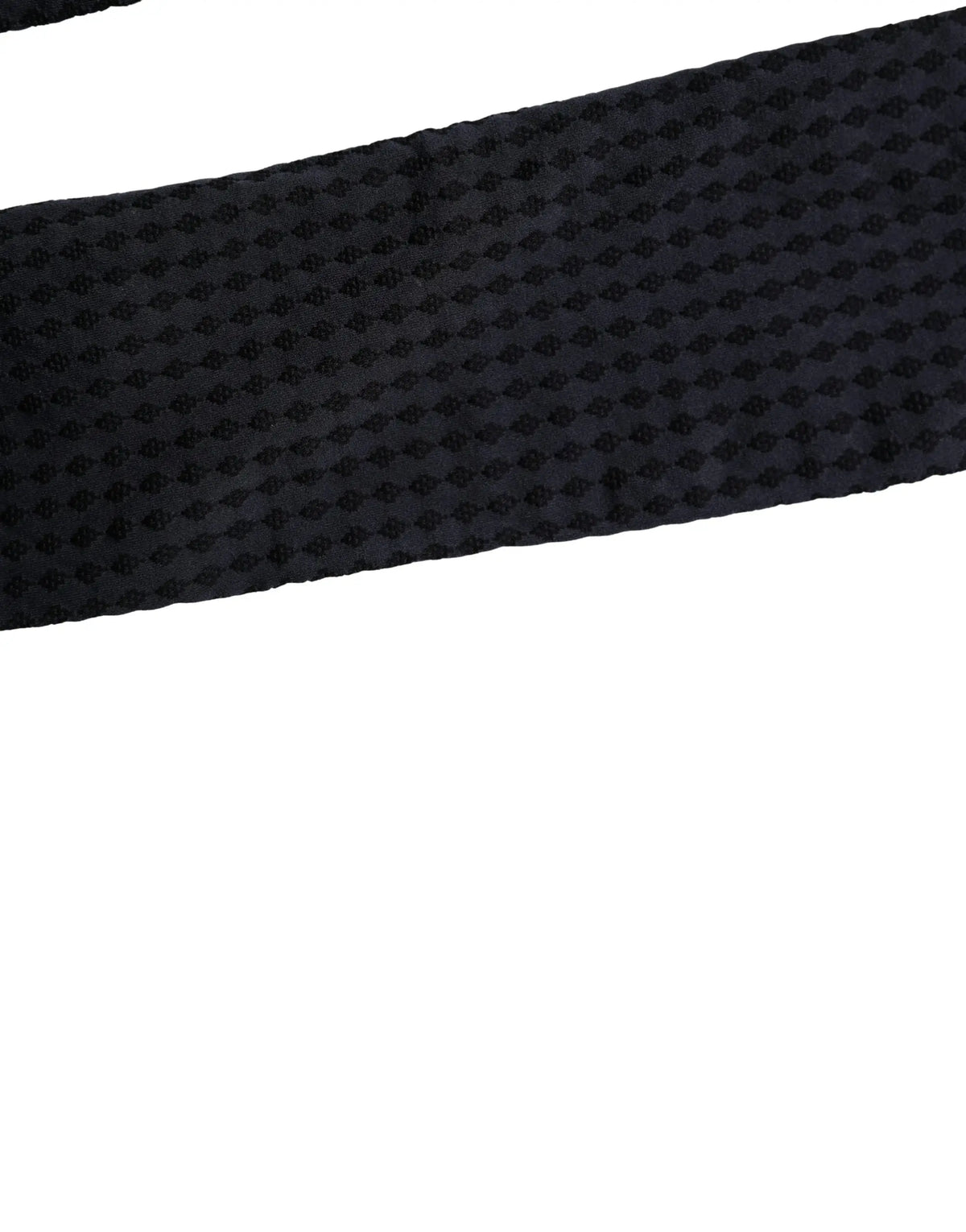 Dolce & Gabbana collants en nylon noirs avec tissu texturé à motif losange répété