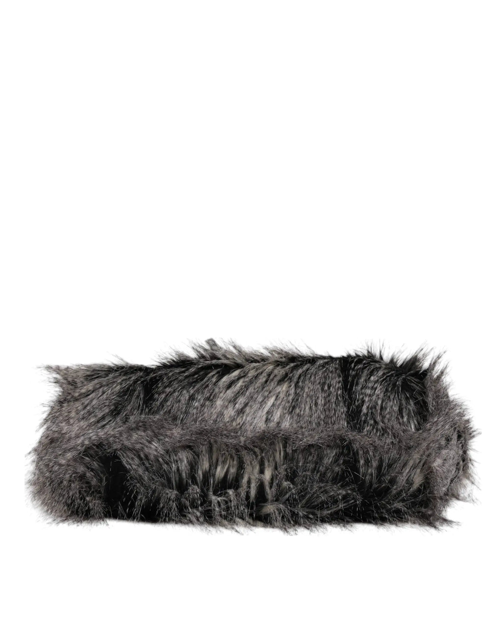Dolce & gabbana sac fourre-tout oversize noir en fausse fourrure douce et texturée idéale pour le shopping