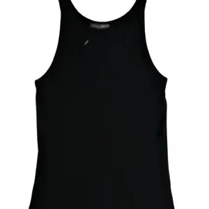 Dolce & Gabbana débardeur noir sans manches en coton minimaliste pour homme sous-vêtement t-shirt