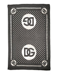Écharpe dolce & gabbana noire à pois blancs avec logos dg en cercles foulard 188cm x 116cm en tissu léger