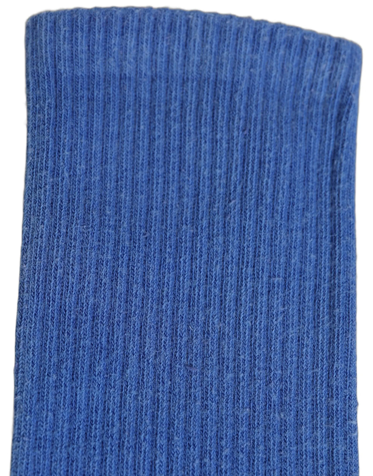 Chaussettes mi-mollet femmes dolce & gabbana en coton bleu côtelé avec texture légèrement chinée