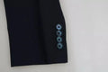 Manche de veste noire Dolce & Gabbana avec quatre boutons bleu foncé en laine du blazer vest martini 2 pièces