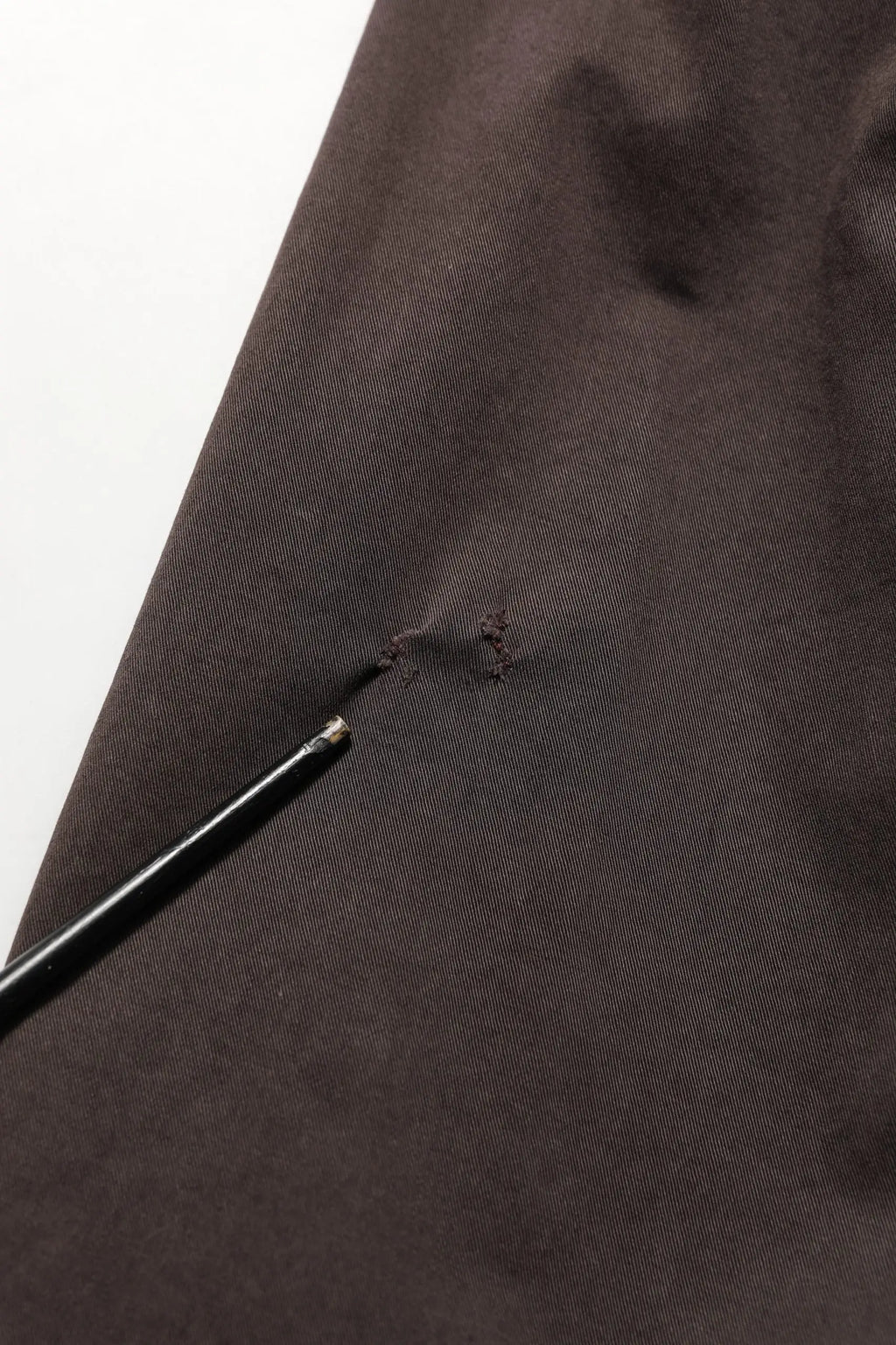 Veste bomber homme dolce & gabbana en coton marron avec fermeture éclair intégrale réparation d’un petit déchirure sur tissu noir