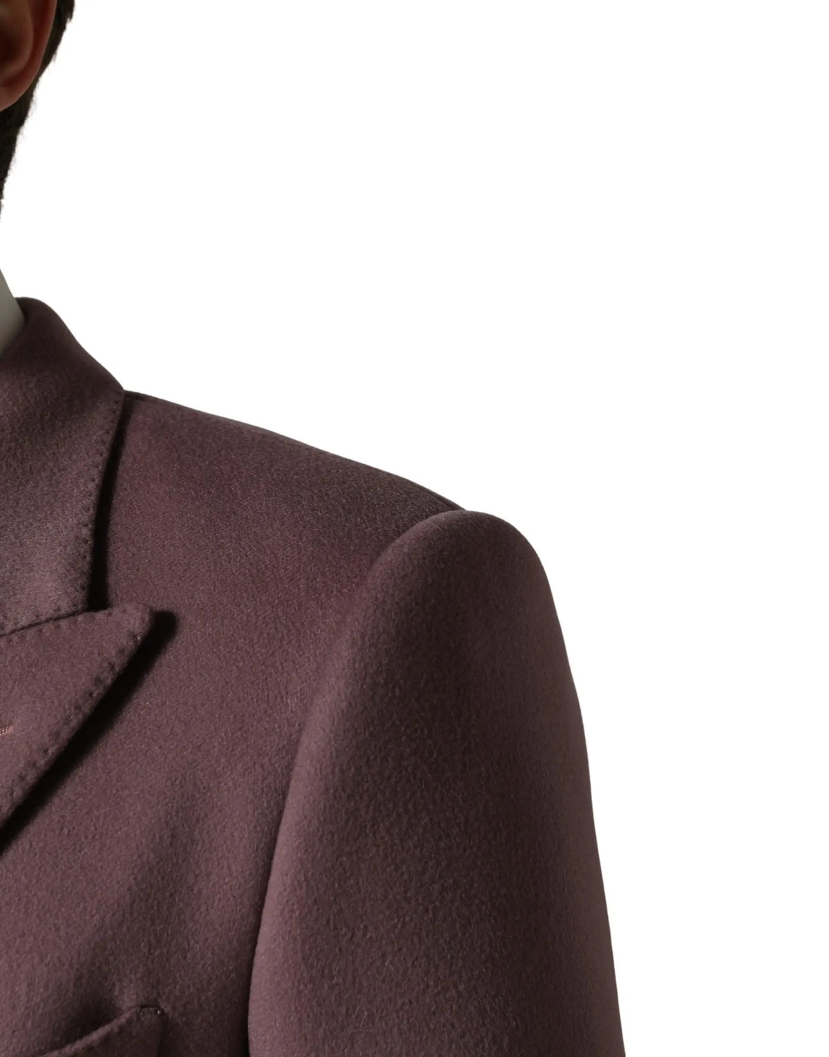 Veste dolce & gabbana pour homme en laine bordeaux avec épaules structurées et coutures soignées