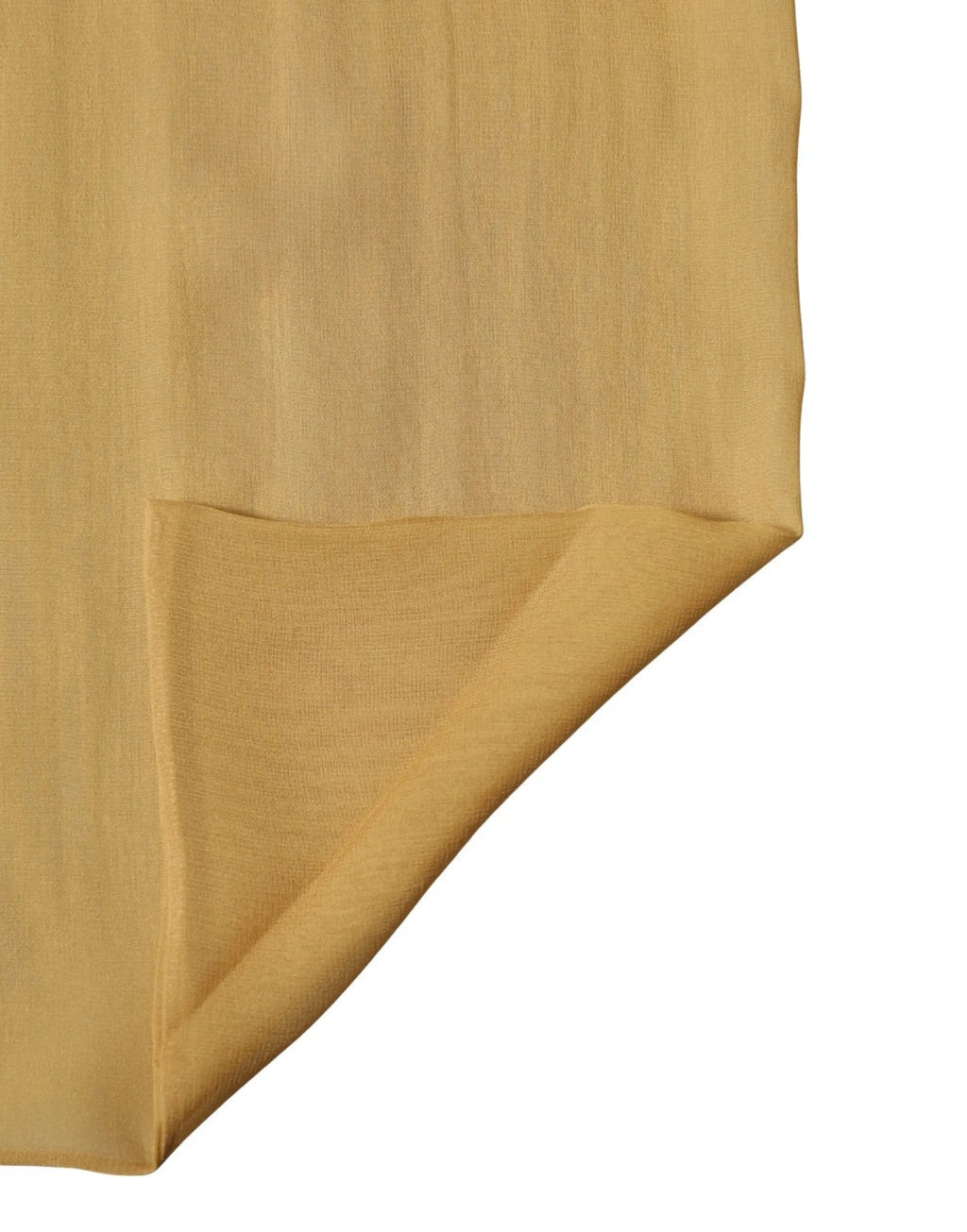 Écharpe foulard dolce & gabbana en satin marron avec tissu doux jaune moutarde à texture côtelée subtile et plis doux
