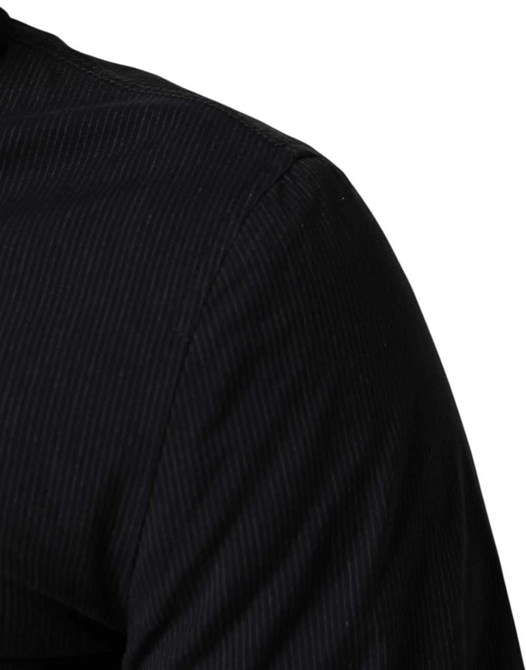 Dolce & gabbana veste bomber homme bleu foncé en coton avec fermeture éclair complète et texture côtelée noire