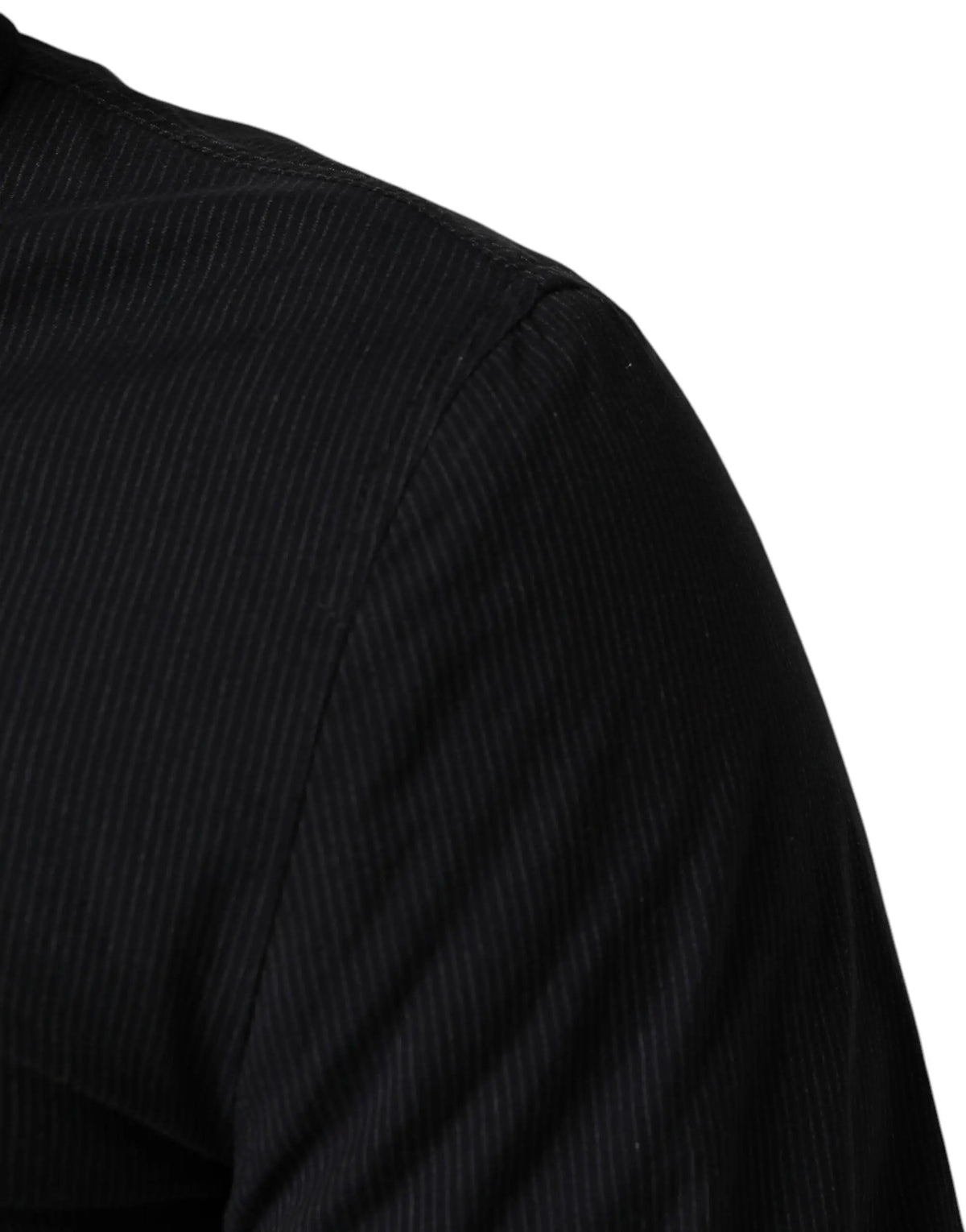 Dolce & gabbana veste bomber homme bleu foncé en coton avec fermeture éclair complète et texture côtelée noire