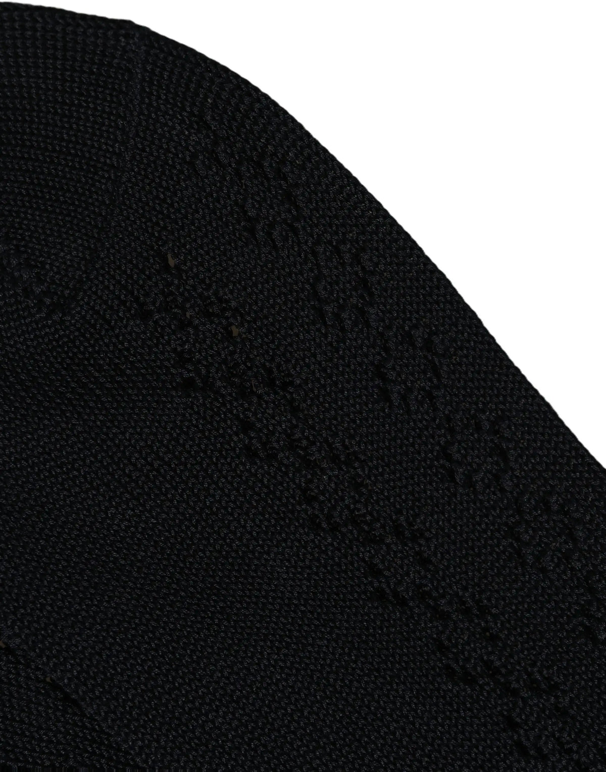 Chaussettes dolce & gabbana bleu foncé en coton tricoté avec motif texturé et design en maille