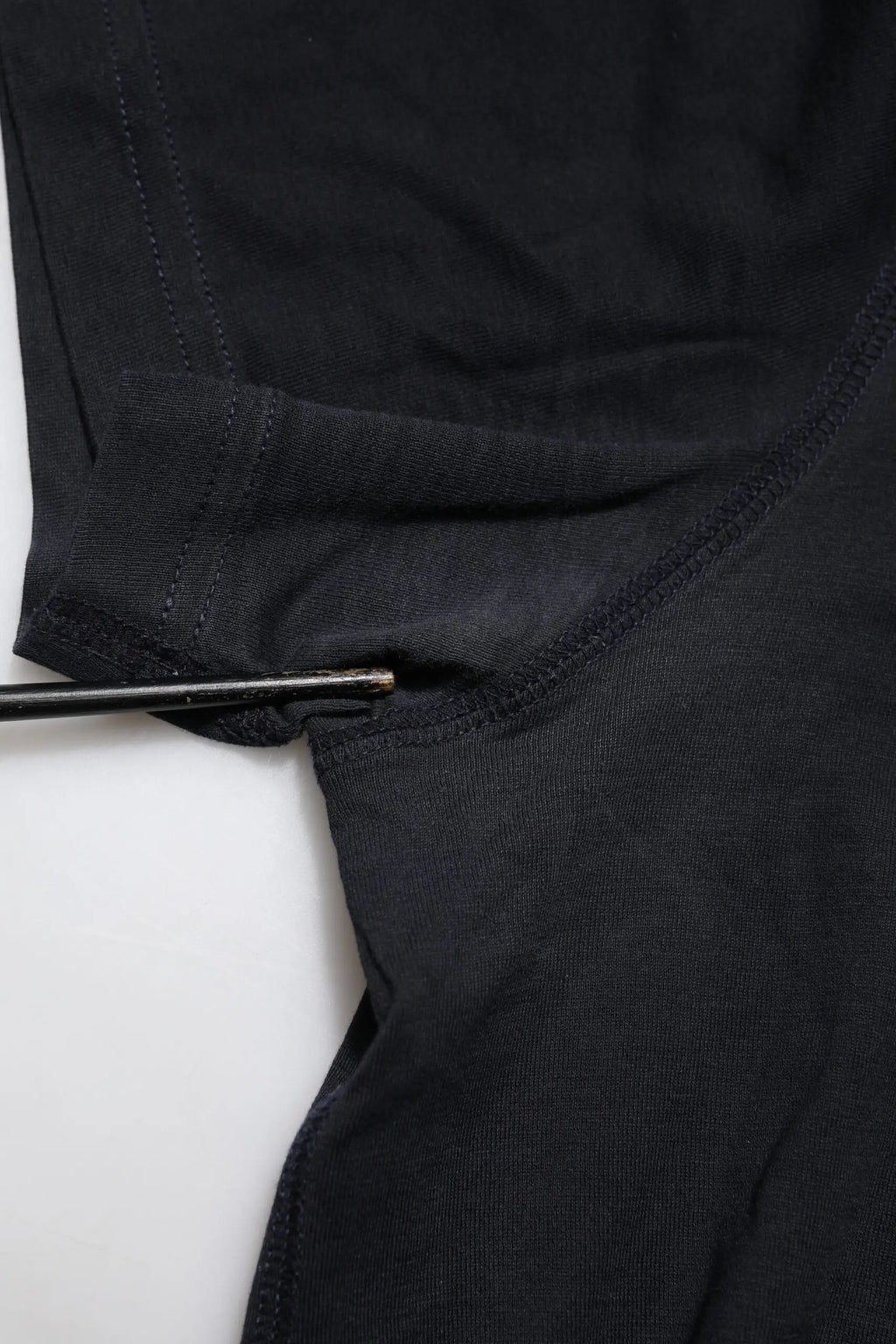 T-shirt en coton noir dolce & gabbana avec texture côtelée subtile et coutures soignées