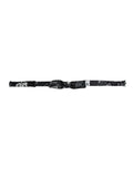 Noeud papillon homme ajustable en soie noire à motif floral foncé dolce & gabbana finition satinée