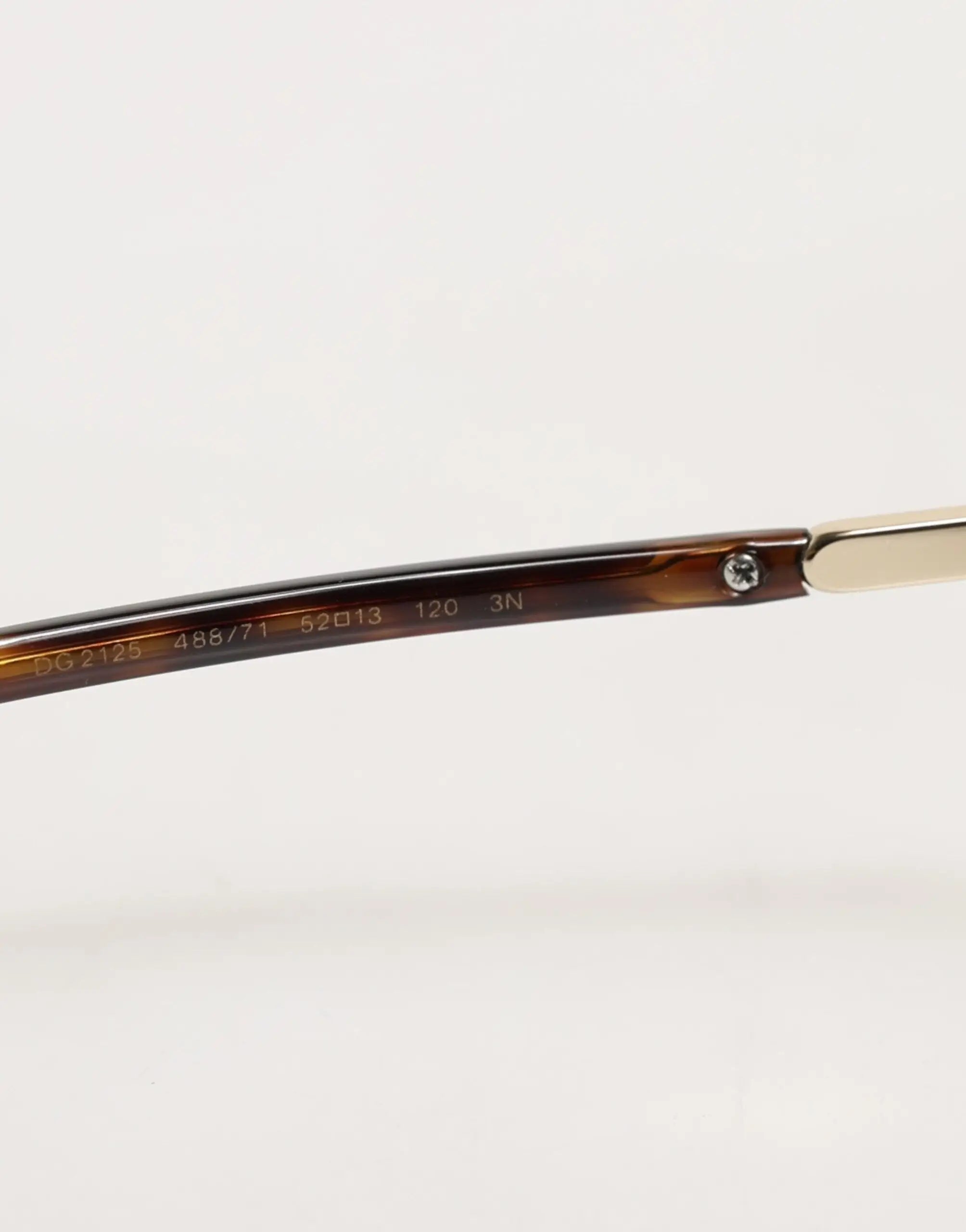Lunettes de soleil dolce & gabbana dg2125 pour enfants avec monture aviator en acétate écaille et pont métallique doré