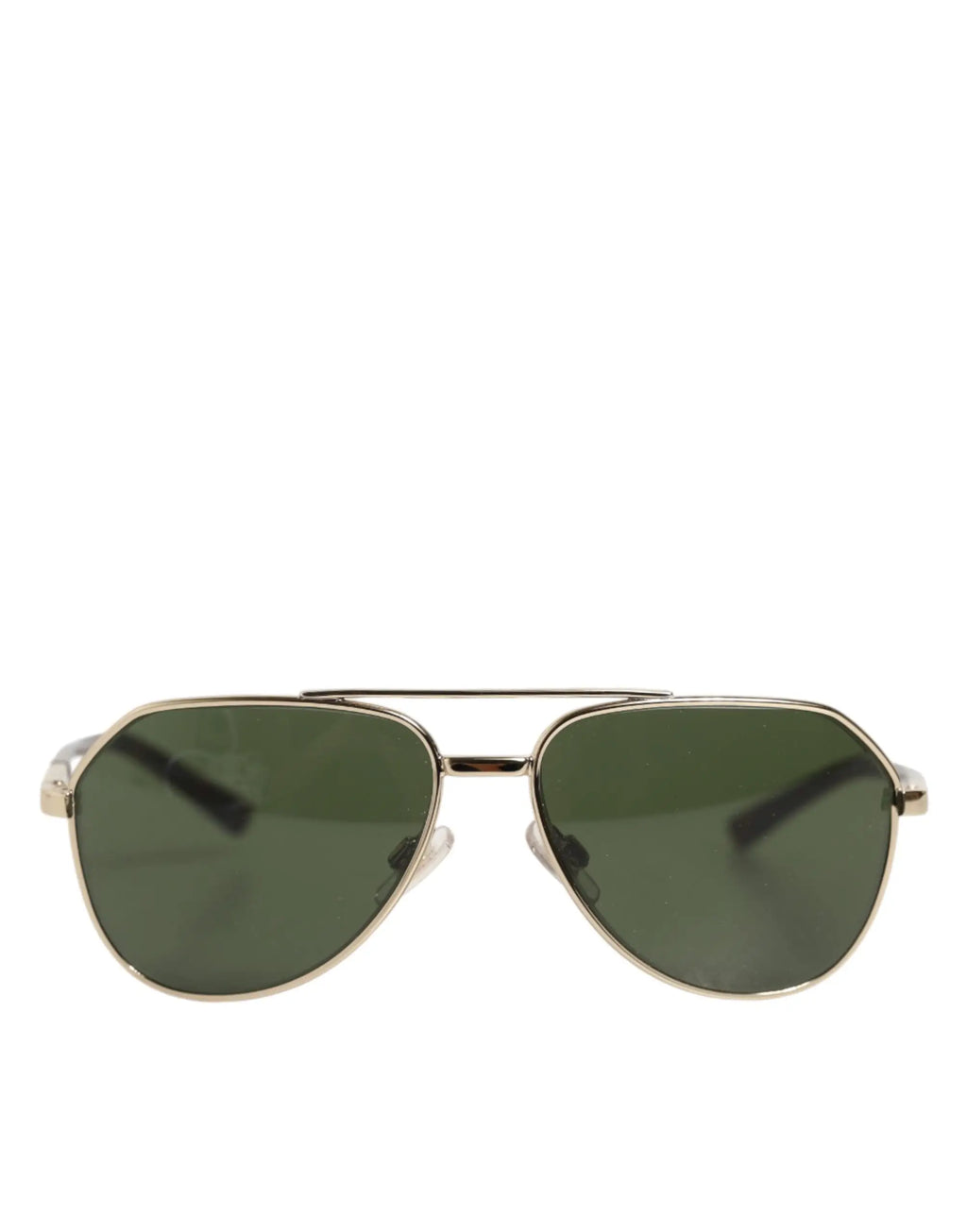 Lunettes de soleil enfant dolce & gabbana dg2125 aviator avec monture argentée et verres verts foncés