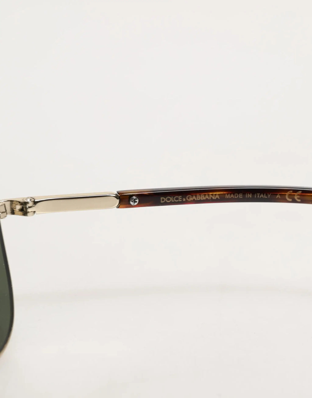 Dolce gabbana dg2125 lunettes aviateur enfants monture écaille en acétate avec pont métal argenté