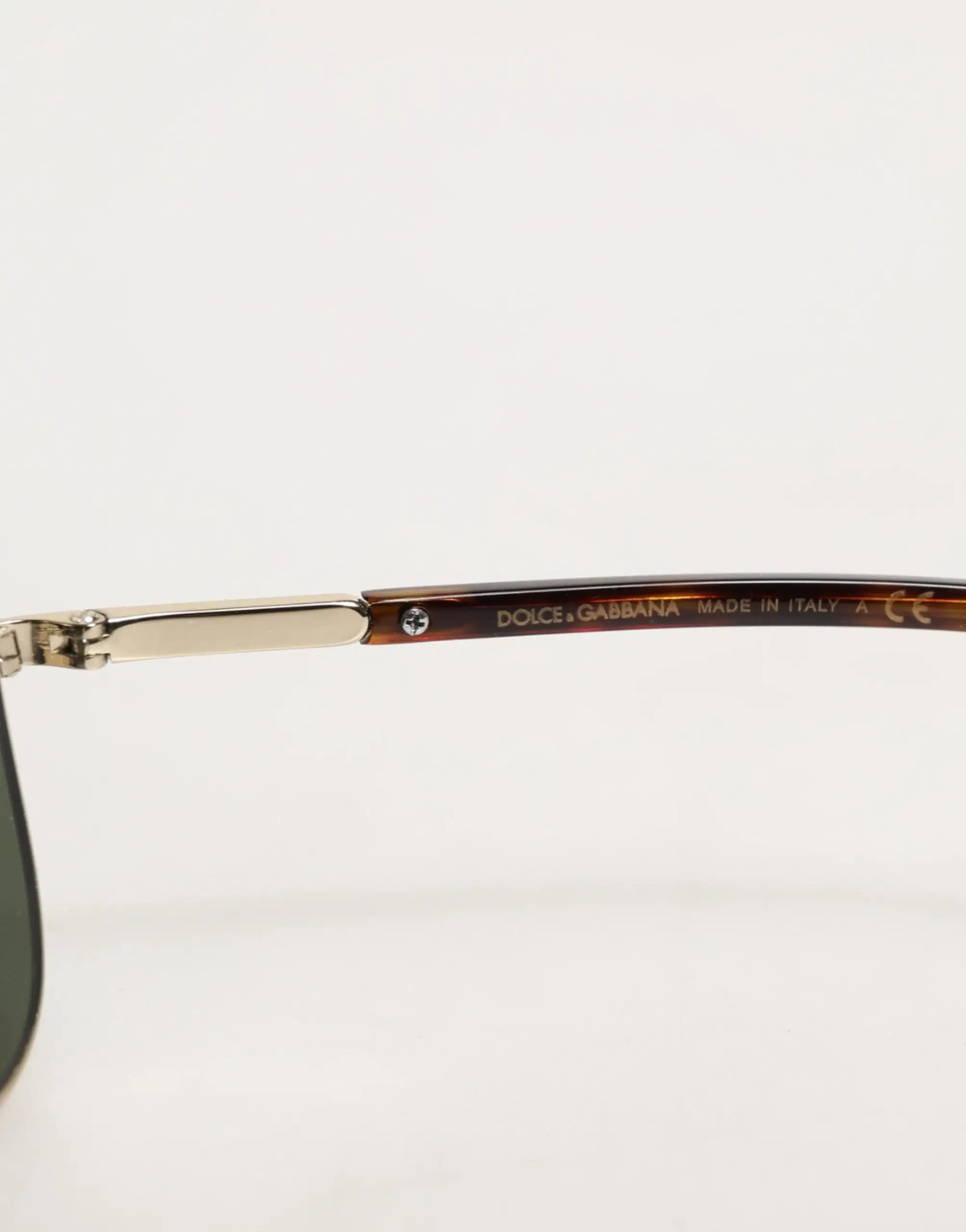 Dolce gabbana dg2125 lunettes aviateur enfants monture écaille en acétate avec pont métal argenté