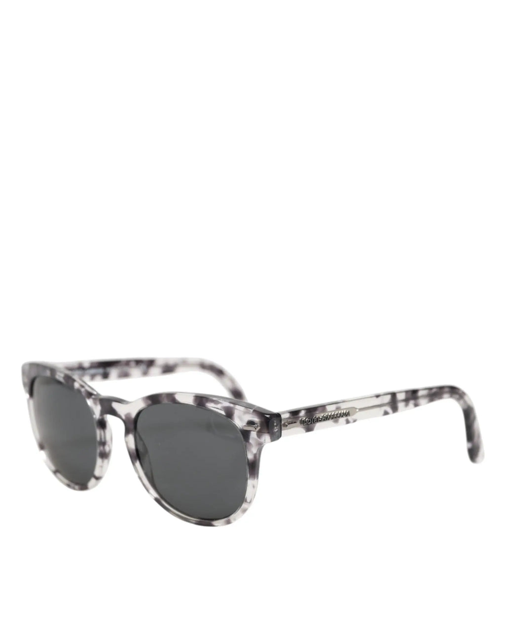 Lunettes de soleil dolce gabbana dg4254 havana en acétate à motif écaille avec verres teintés noirs grisâtres