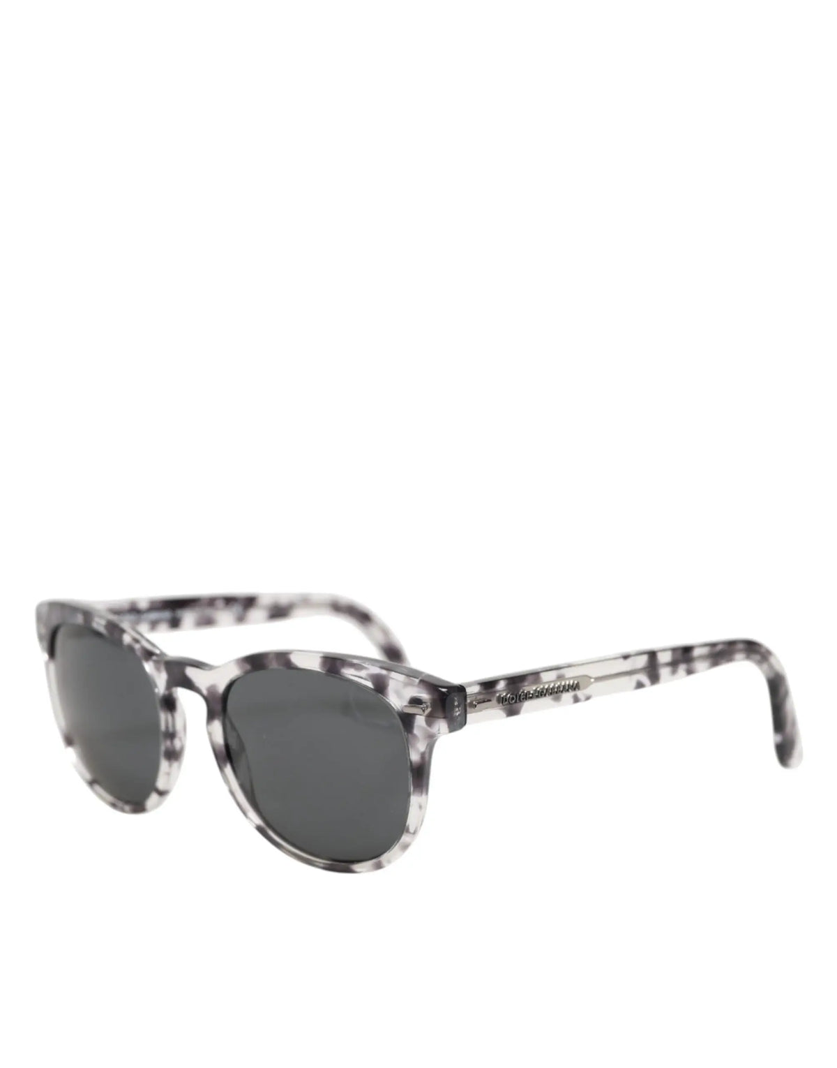 Lunettes de soleil dolce gabbana dg4254 havana en acétate à motif écaille avec verres teintés noirs grisâtres