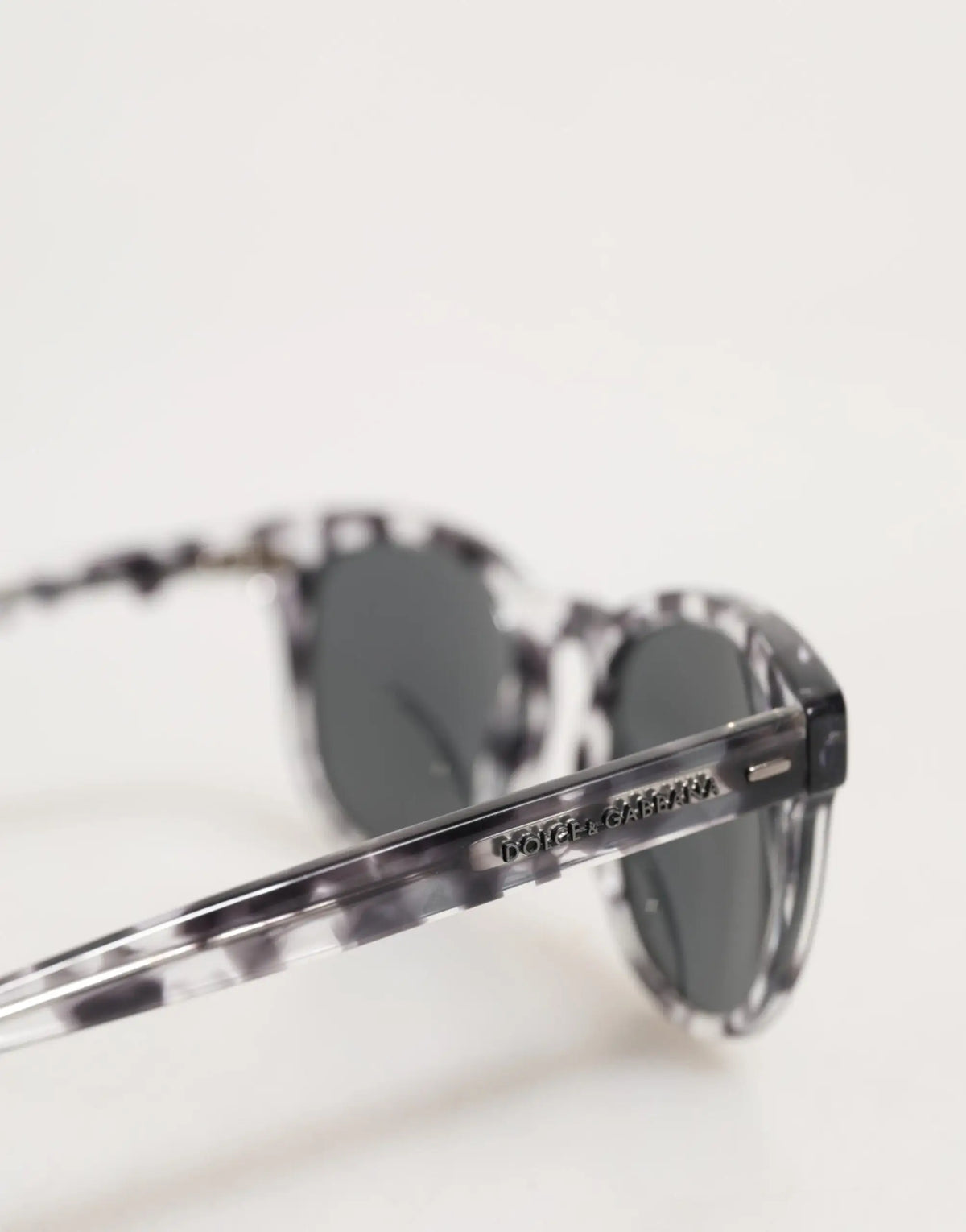 Lunettes de soleil dolce & gabbana dg4254 havana à verres teintés noirs et monture en écaille de tortue