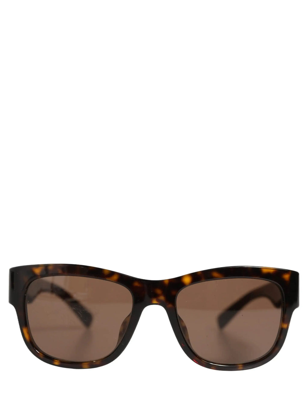 Lunettes de soleil dolce et gabbana dg4390f en acétate écaille avec verres polarisés marron dégradé