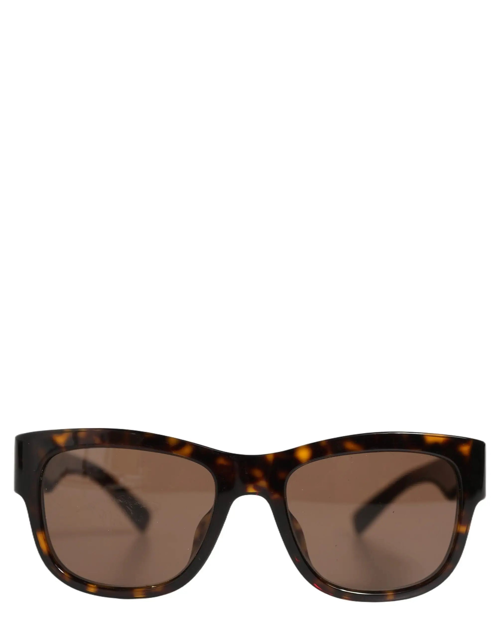 Lunettes de soleil dolce et gabbana dg4390f en acétate écaille avec verres polarisés marron dégradé