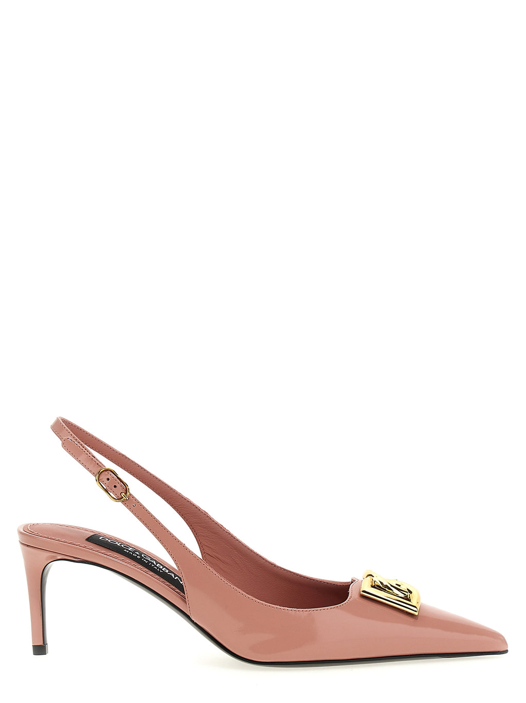 Escarpins Dolce & Gabbana en cuir de veau multicolore avec talon moyen, élégants et sophistiqués pour femmes.