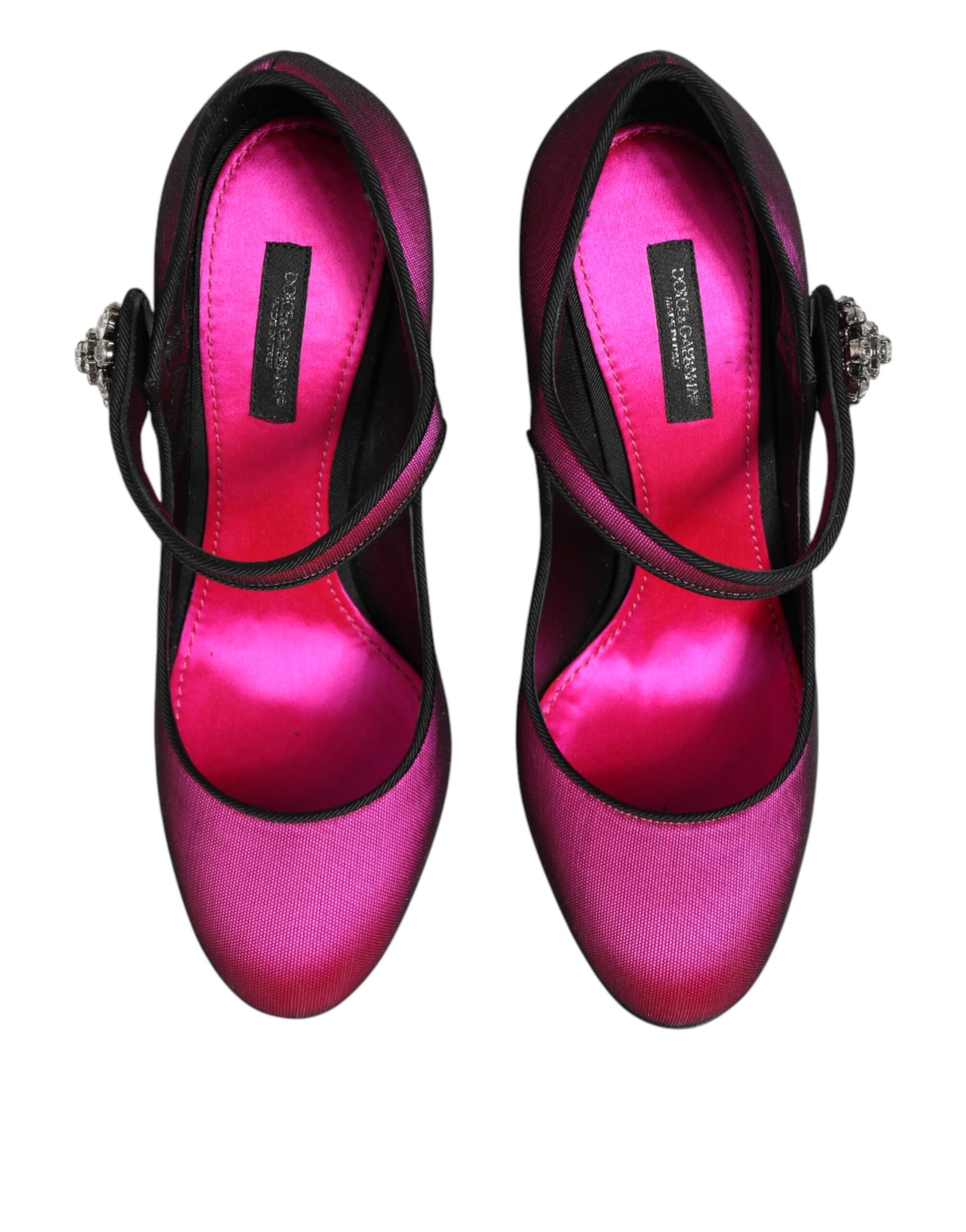 Chaussures Dolce & Gabbana Mary Janes roses avec strass roses roses roses roses roses roses roses