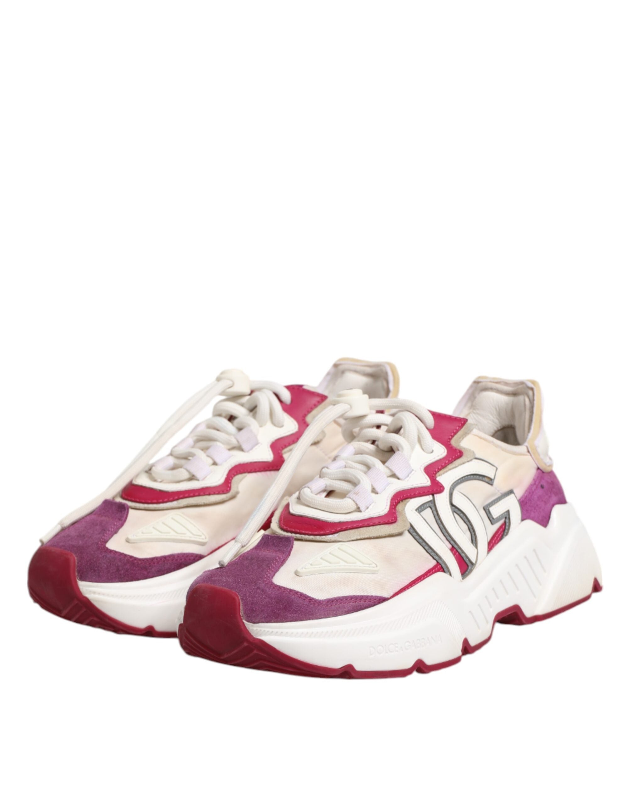 Chaussures basses Dolce & Gabbana Daymaster multicolores, sneakers à la mode avec design coloré et détails modernes.