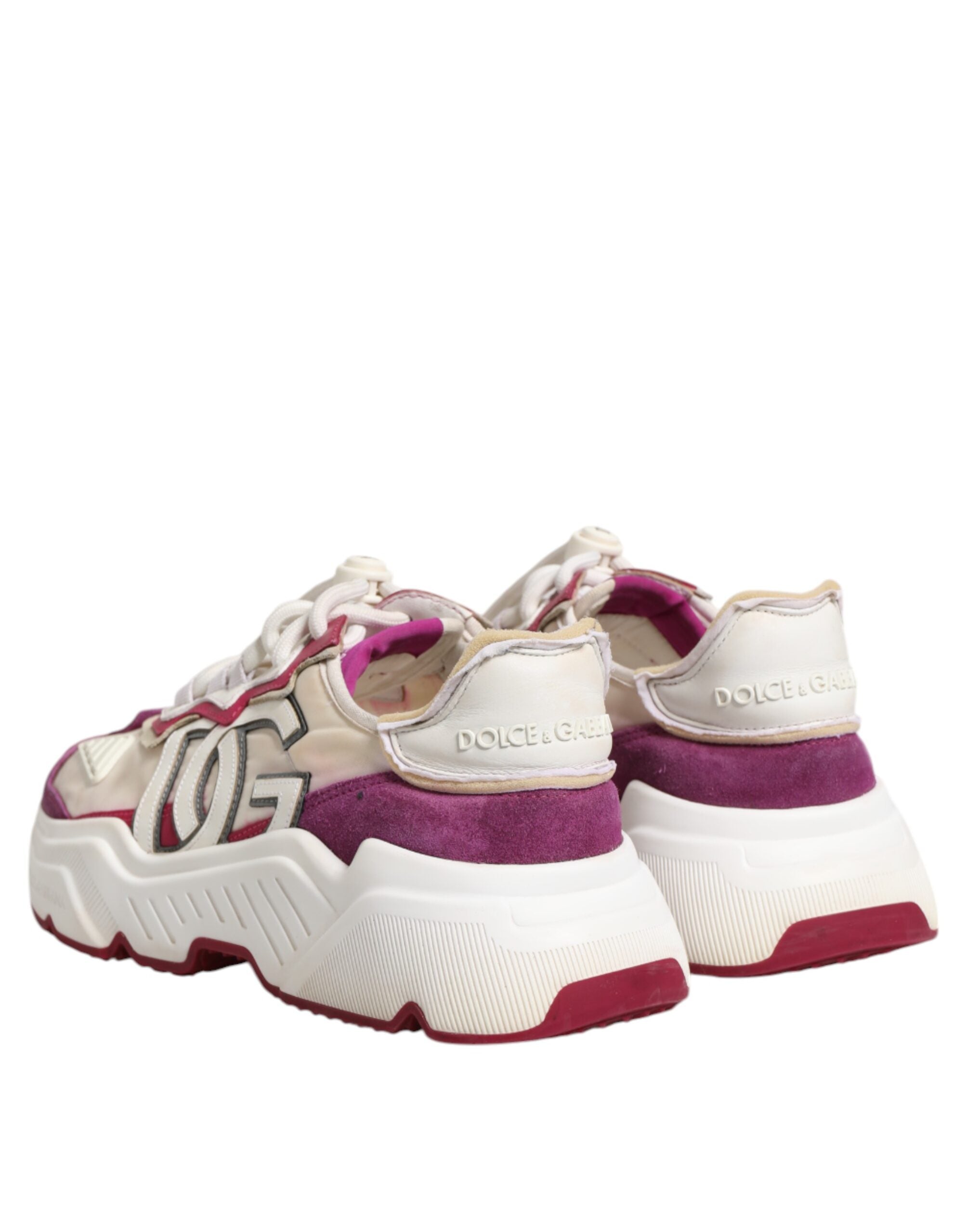 Chaussures sneakers Dolce & Gabbana Daymaster bass multicolores, chaussures de sport à petit talon et design coloré.