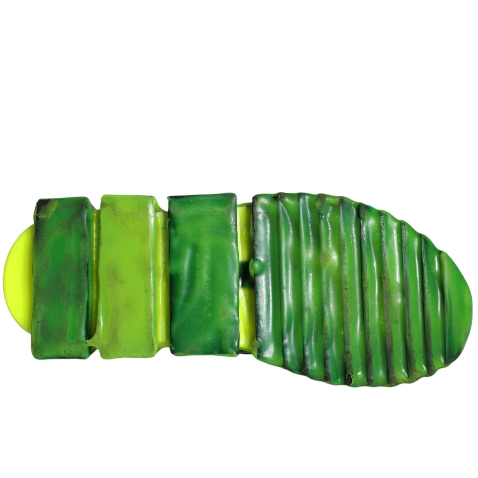 Chaussures sneakers slip-on Dolce & Gabbana Sorrento blanches et jaunes, vue de face, en gros plan.