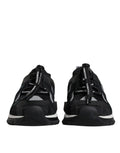 Chaussures de trekking en mesh noir Dolce & Gabbana Sorrento, baskets élégantes avec semelle robuste et design moderne.