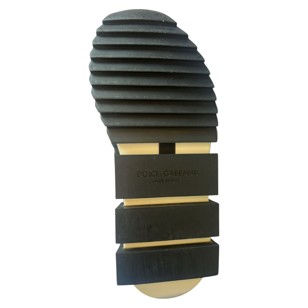Sneakers de randonnée en mesh noir Dolce & Gabbana Sorrento, chaussures de marche élégantes et confortables.