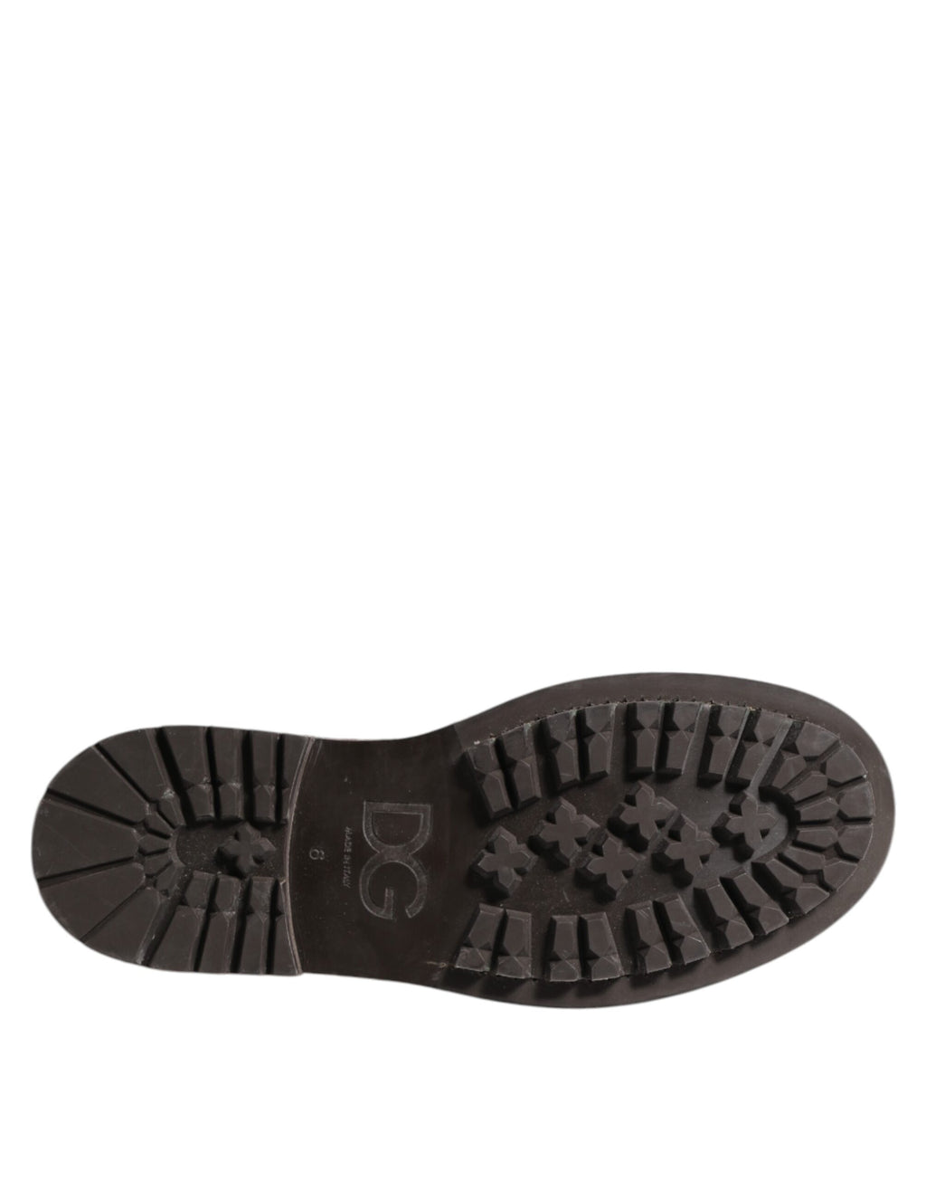 Chaussures brogue en cuir marron délavé de Dolce & Gabbana, chaussures à lacets pour homme élégantes et sophistiquées