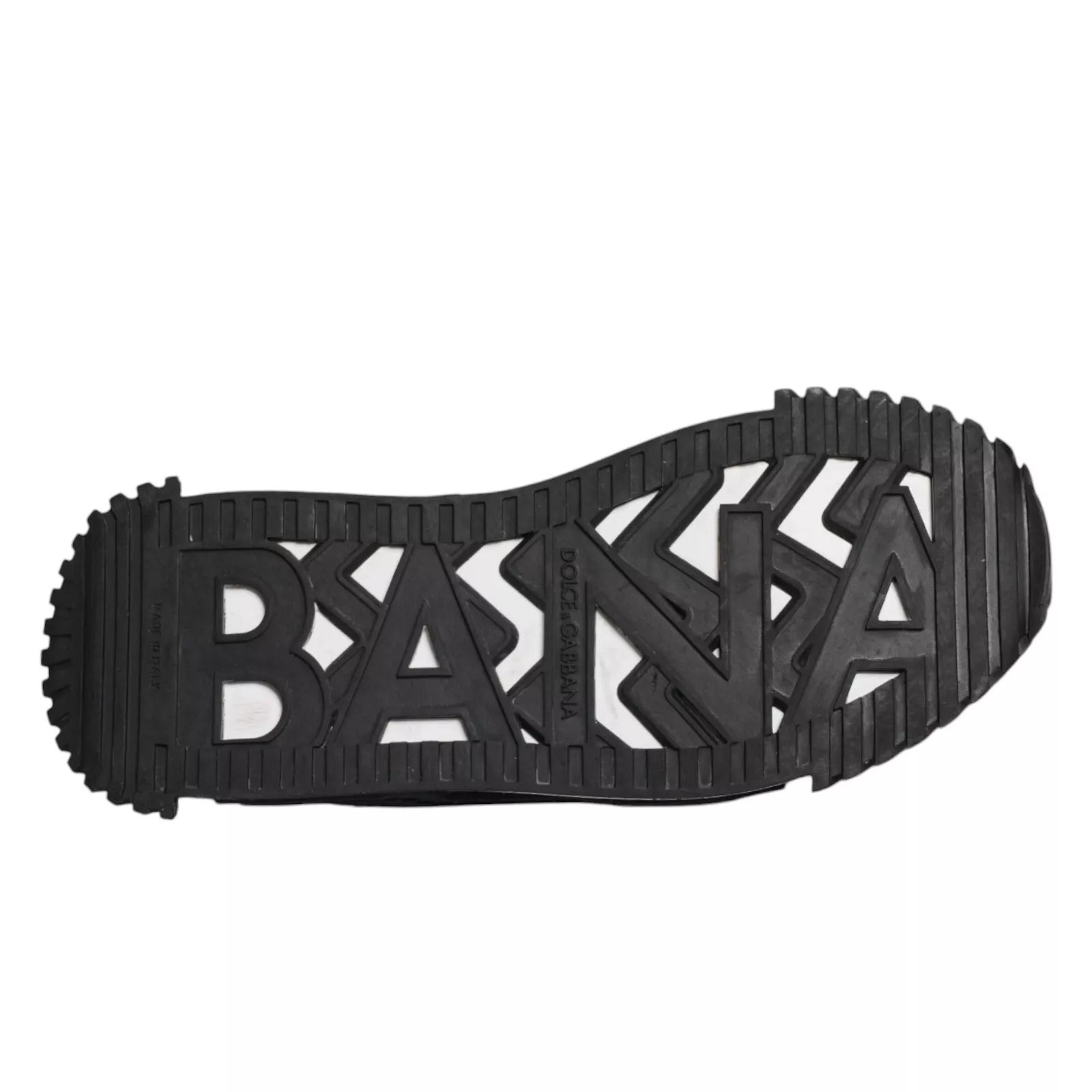 Chaussures sneakers basses Dolce & Gabbana NS1 à lacets multicolores en dentelle, vue de face.