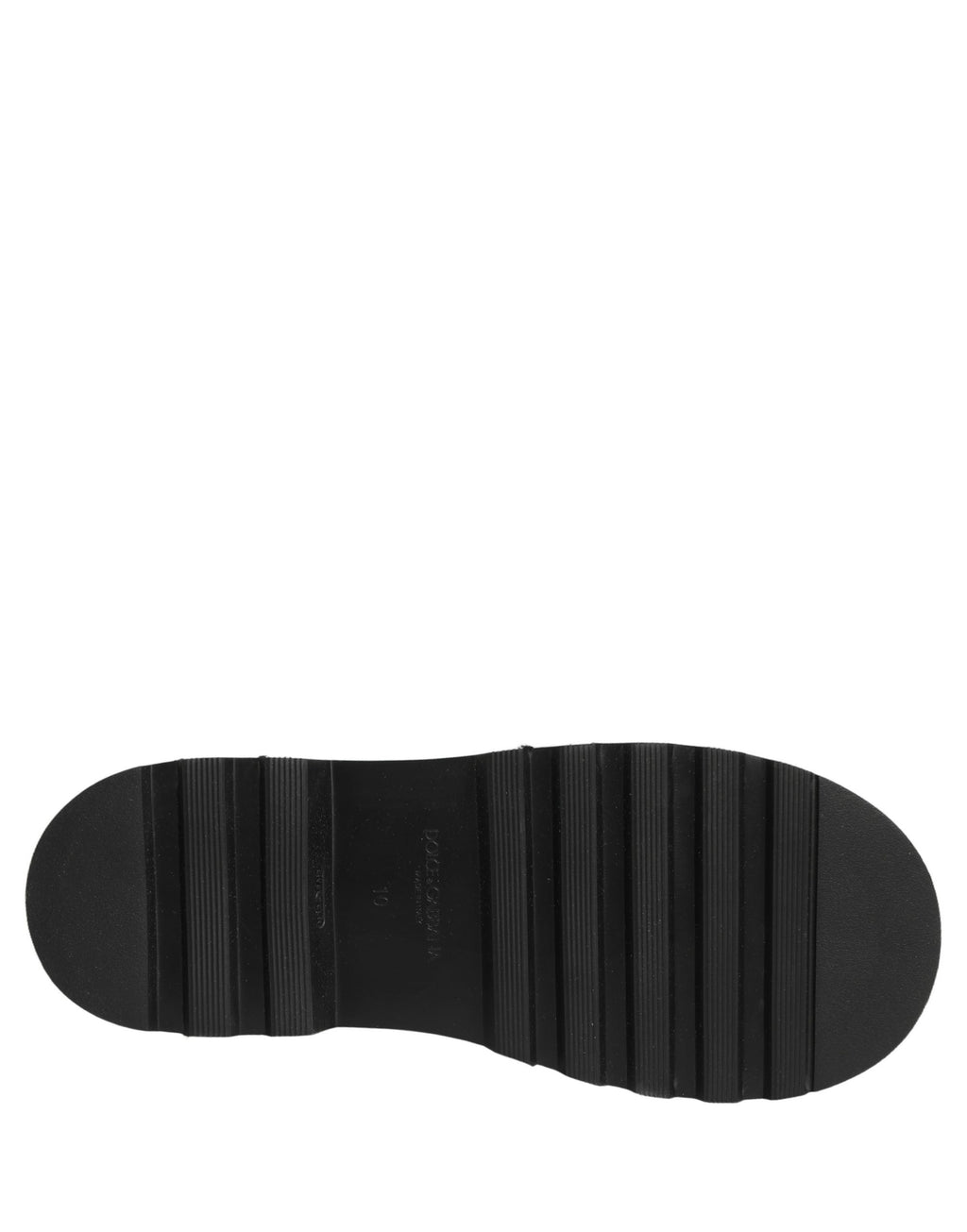 Bottes Chelsea noires en cuir pour hommes de Dolce & Gabbana, style slip-on, élégantes et modernes.